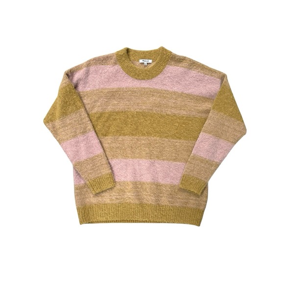 Madewell Sweaters - Madewell Pink Oyster Otis Space Dye Pullover Alpaca Blend Sweater Size Medium‎